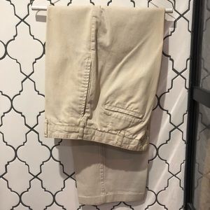 J. Crew men’s classic khakis.